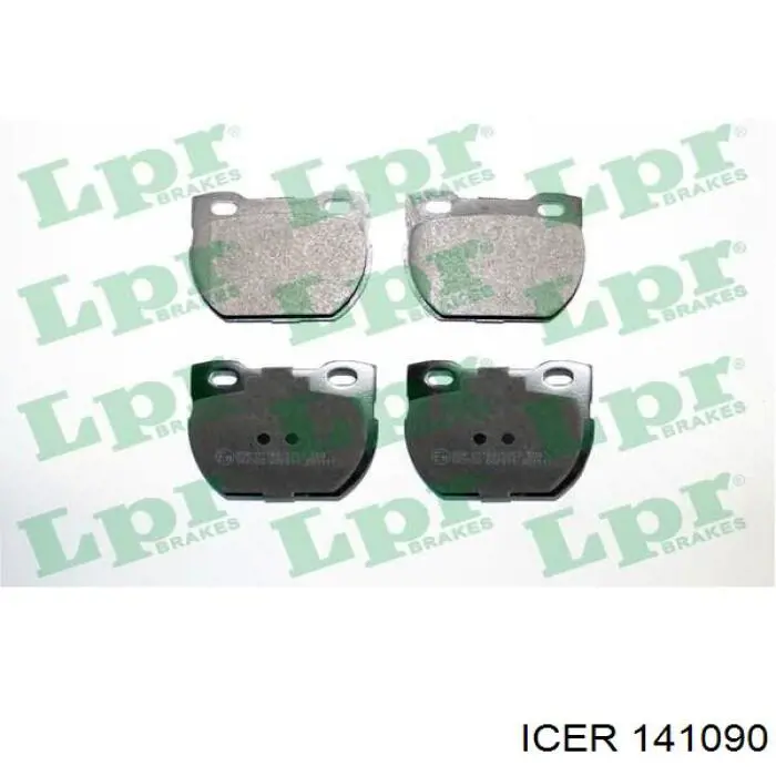 Купить 141090 Icer Колодки тормозные задние, дисковые