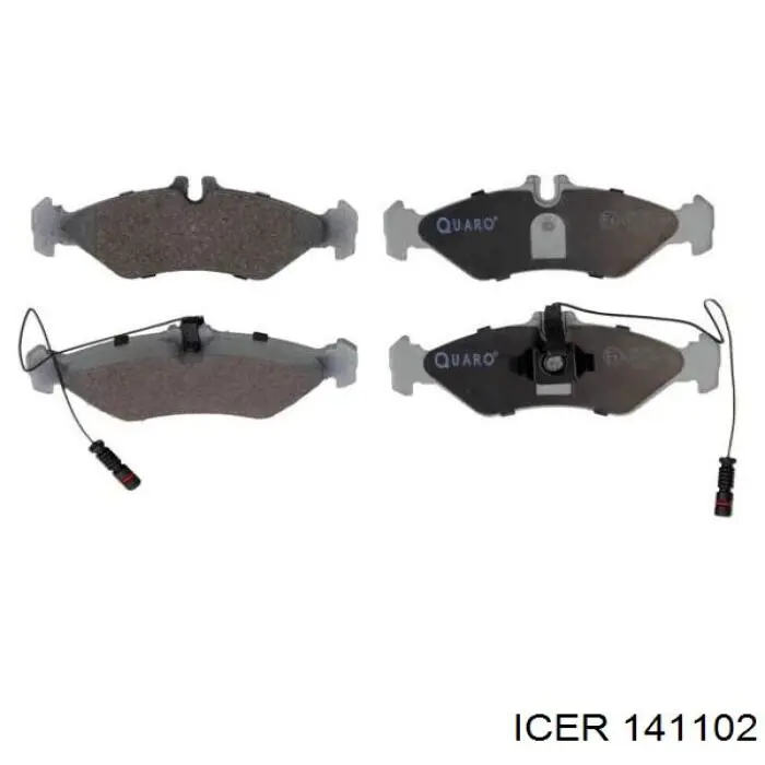 Колодки дисковые  Icer 141102 цена, от 18.19 USD