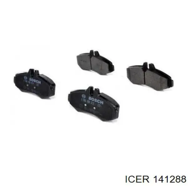 Передние тормозные колодки 141288 Icer