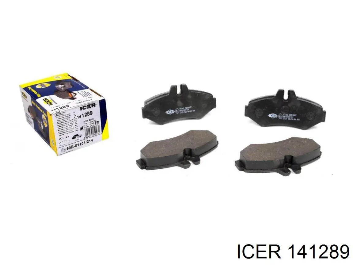 Купить 141289 Icer Колодки тормозные задние, дисковые