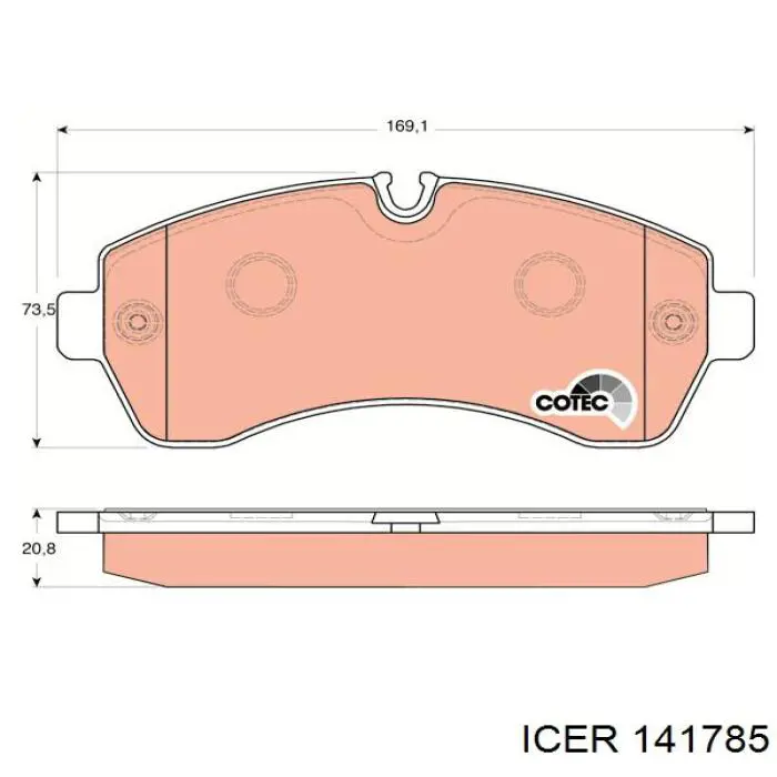 Колодки Icer 141785 цена, от 31.11 USD