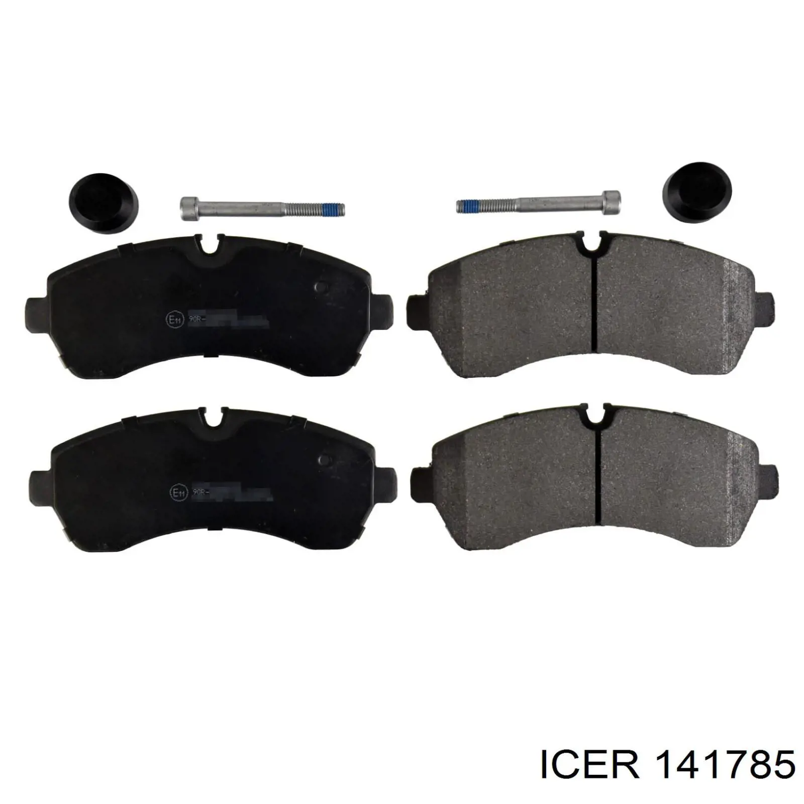 Передние тормозные колодки 141785 Icer