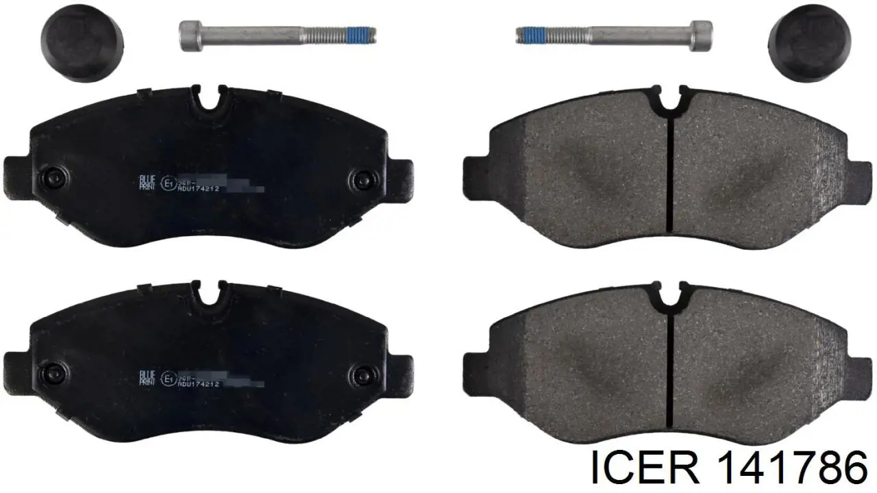 Купить 141786 Icer Колодки тормозные