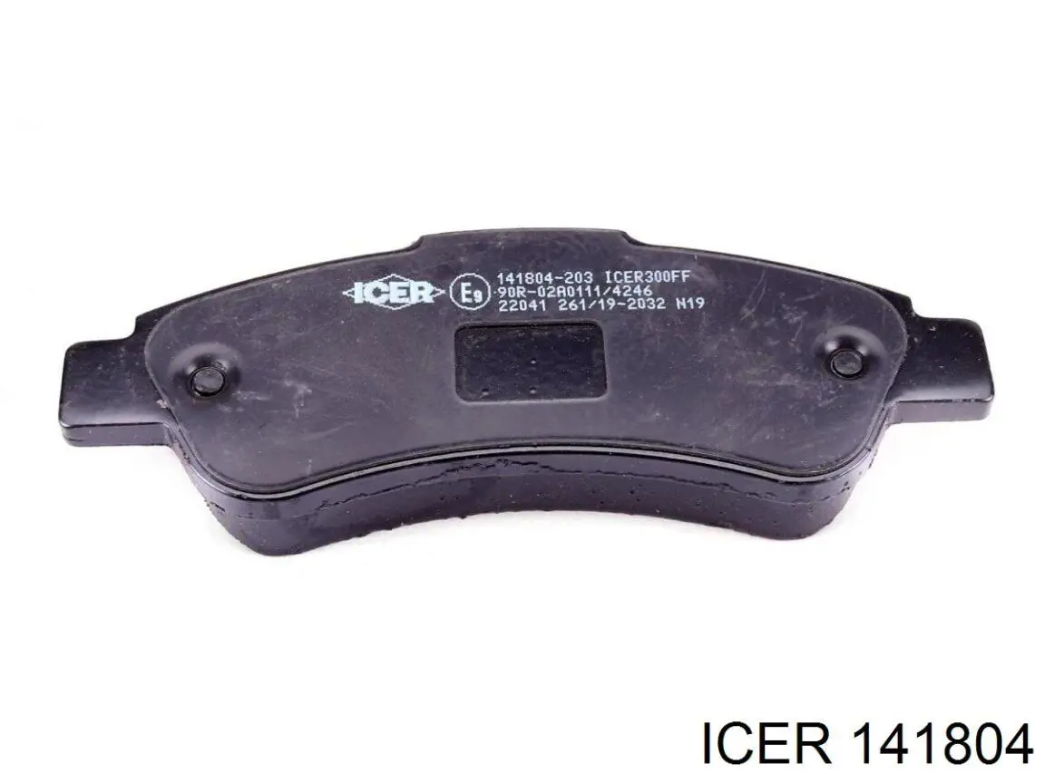 Купить 141804 Icer Колодки тормозные задние, дисковые