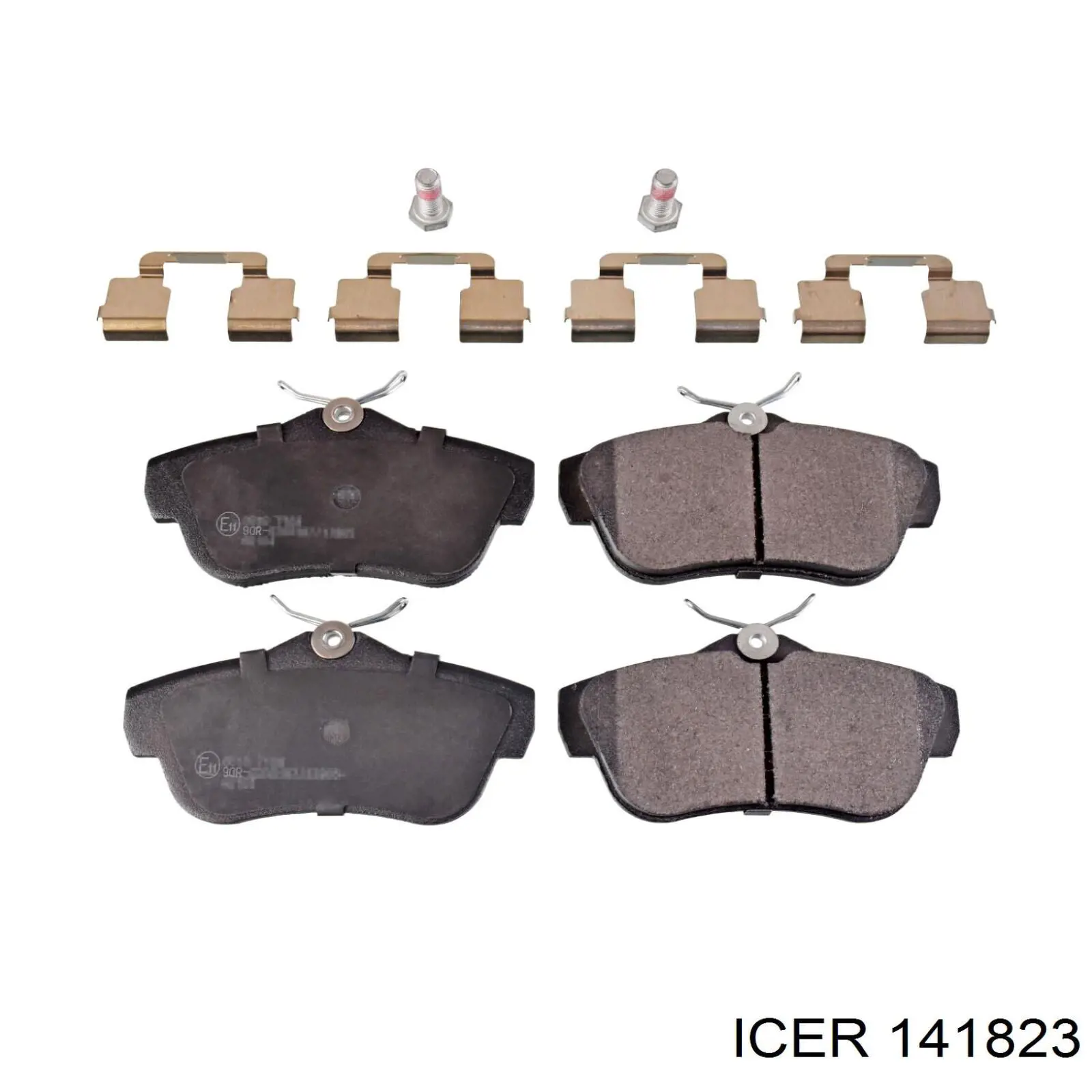Купить 141823 Icer Колодки тормозные задние, дисковые