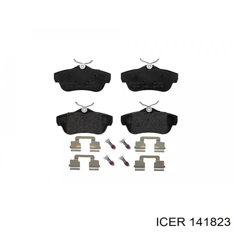 Задние дисковые колодки Icer 141823