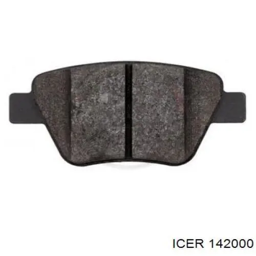 Купить 142000 Icer Колодки тормозные задние, дисковые