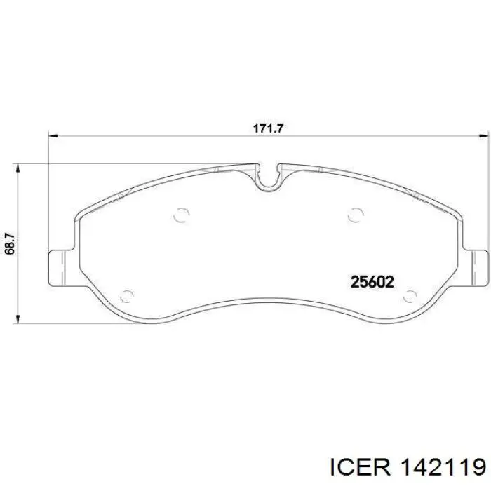 Колодки Icer 142119 цена, от 36.42 USD