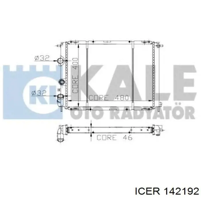 Купить 142192 Icer Колодки тормозные задние, дисковые