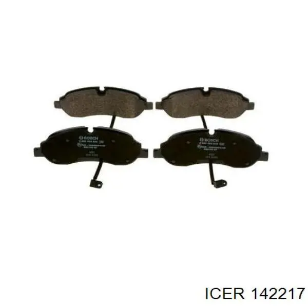 Передние тормозные колодки 142217 Icer
