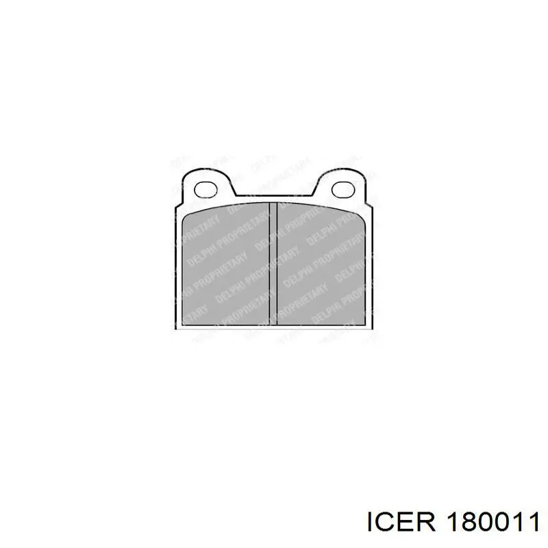 Колодки Icer 180011 цена, от 14.87 USD