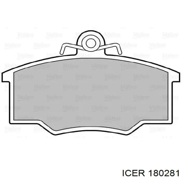 Купить 180281 Icer Колодки тормозные