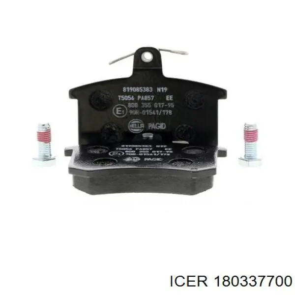 Колодки дисковые  Icer 180337700 цена, от 14.39 USD