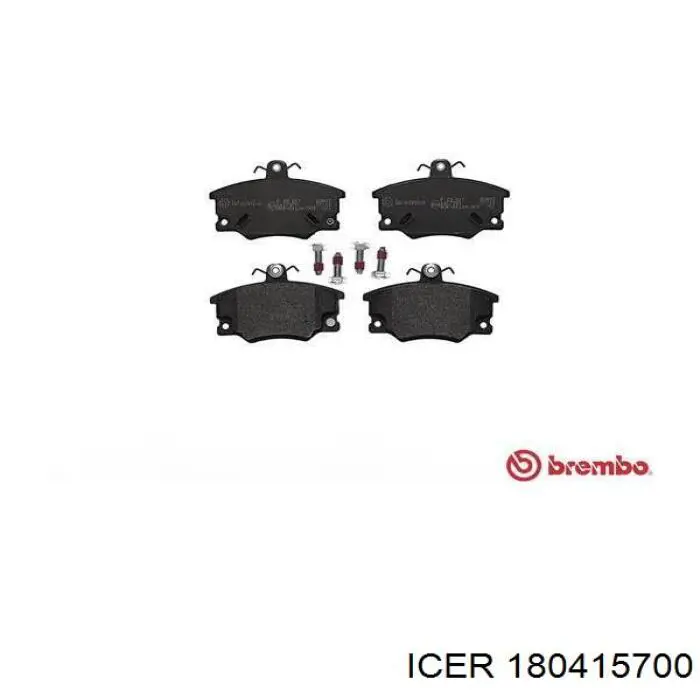 Передние тормозные колодки 180415700 Icer