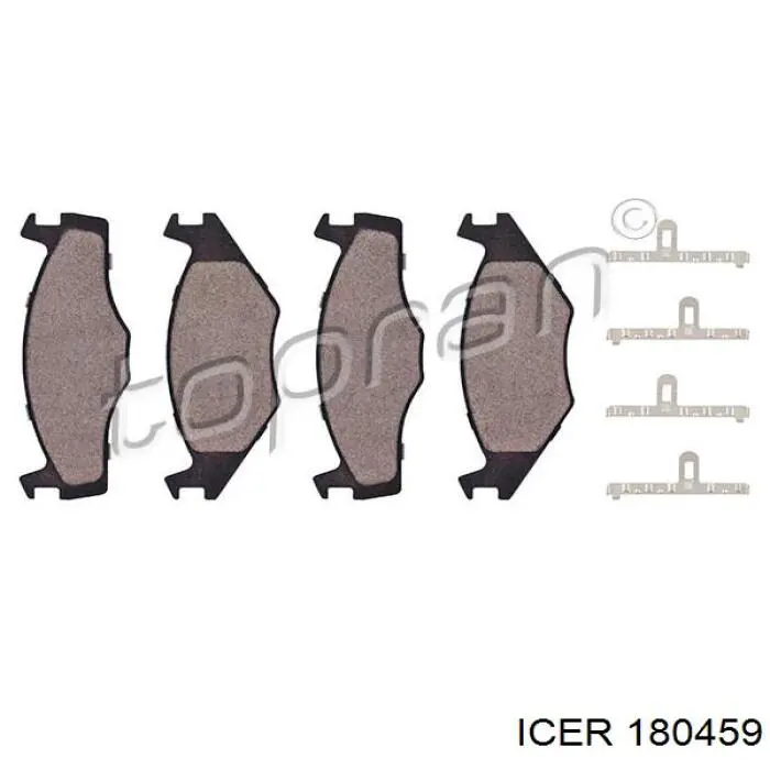 Купить 180459 Icer Колодки тормозные