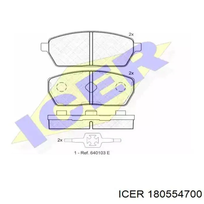 Колодки Icer 180554700 цена, от 17.70 USD