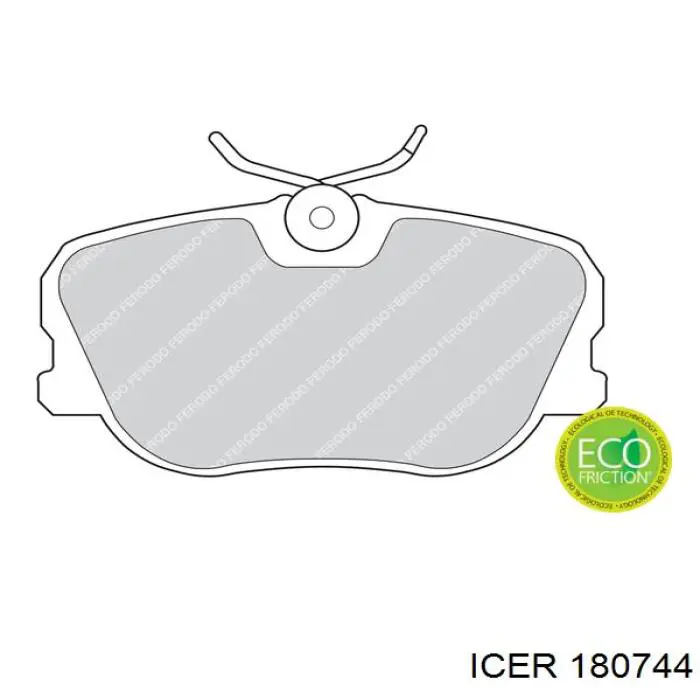 Колодки Icer 180744 цена, от 17.03 USD