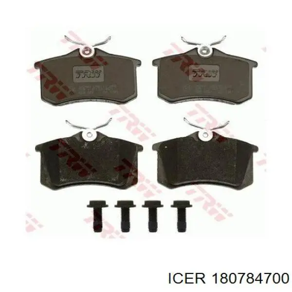 Колодки дисковые  Icer 180784700 цена, от 15.62 USD