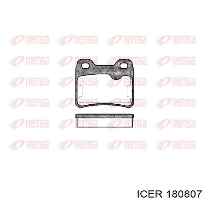 Колодки дисковые  Icer 180807 цена, от 11.57 USD
