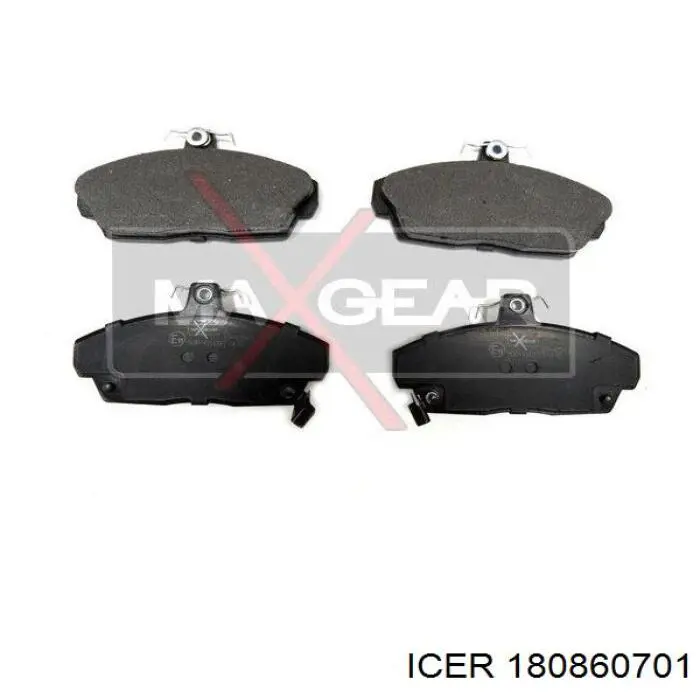 Compre 180860701 Icer Sapatas do freio dianteiras de disco