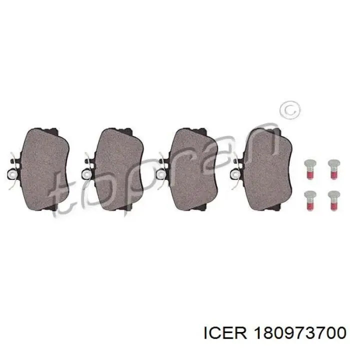 Колодки Icer 180973700 цена, от 25.77 USD
