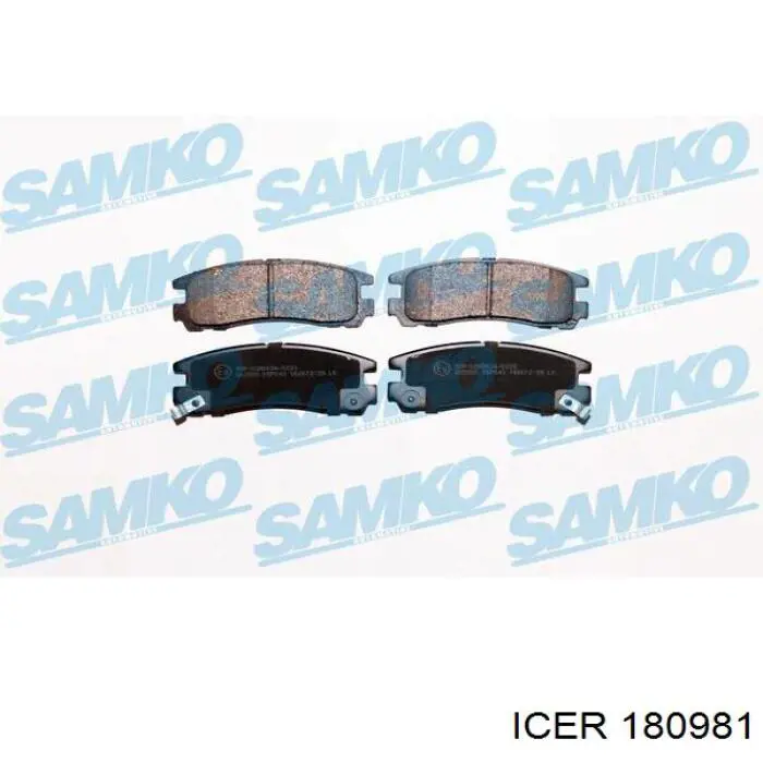 Колодки дисковые  Icer 180981 цена, от 15.20 USD