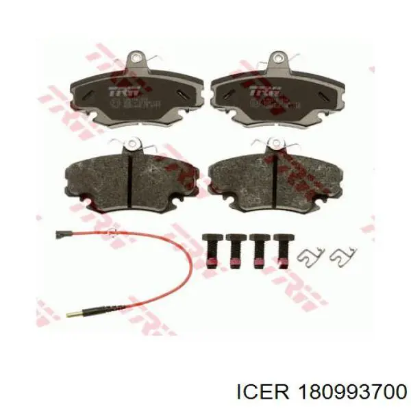 Купить 180993700 Icer Колодки тормозные