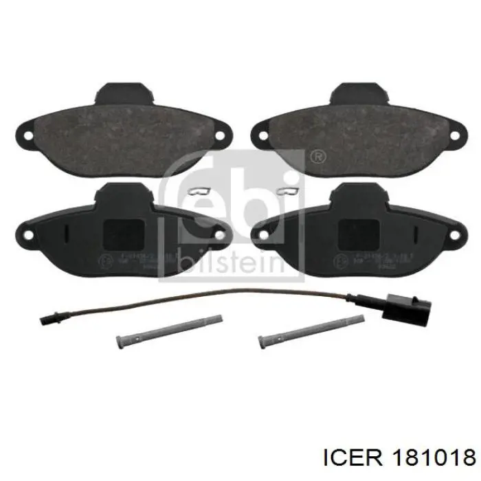 Колодки Icer 181018 цена, от 15.38 USD