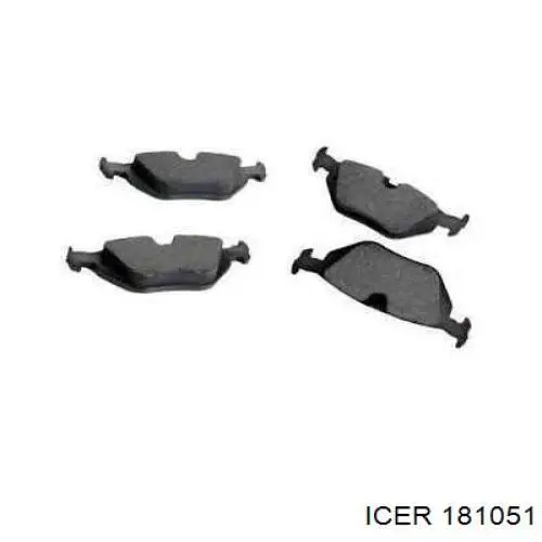 Колодки дисковые  Icer 181051 цена, от 14.32 USD