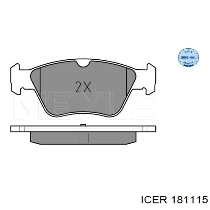 Колодки Icer 181115 цена, от 23.49 USD