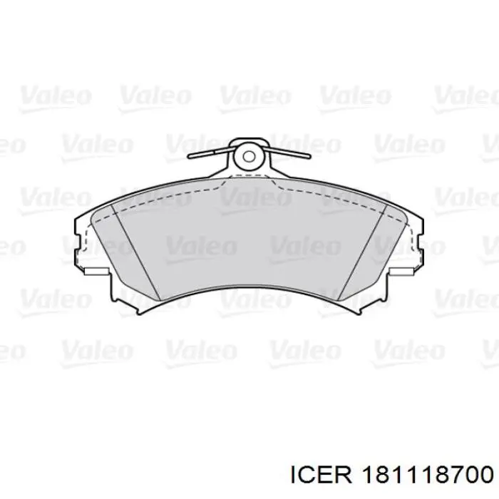 Купить 181118700 Icer Колодки тормозные