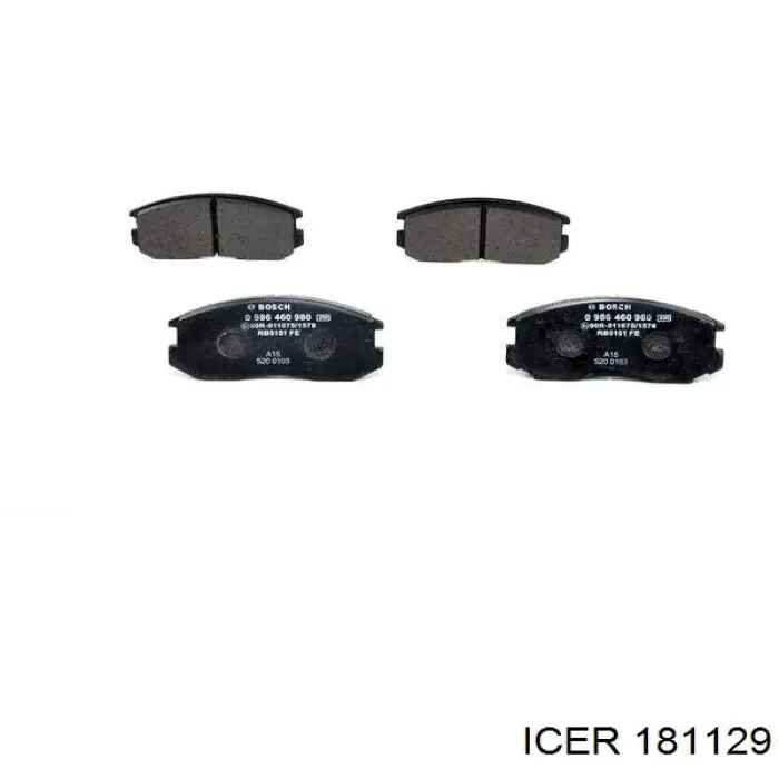 Колодки Icer 181129 цена, от 16.41 USD