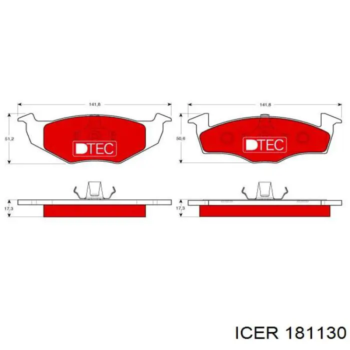 Колодки Icer 181130 цена, от 15.25 USD