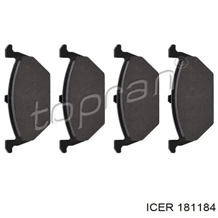 Тормозные колодки Icer 181184