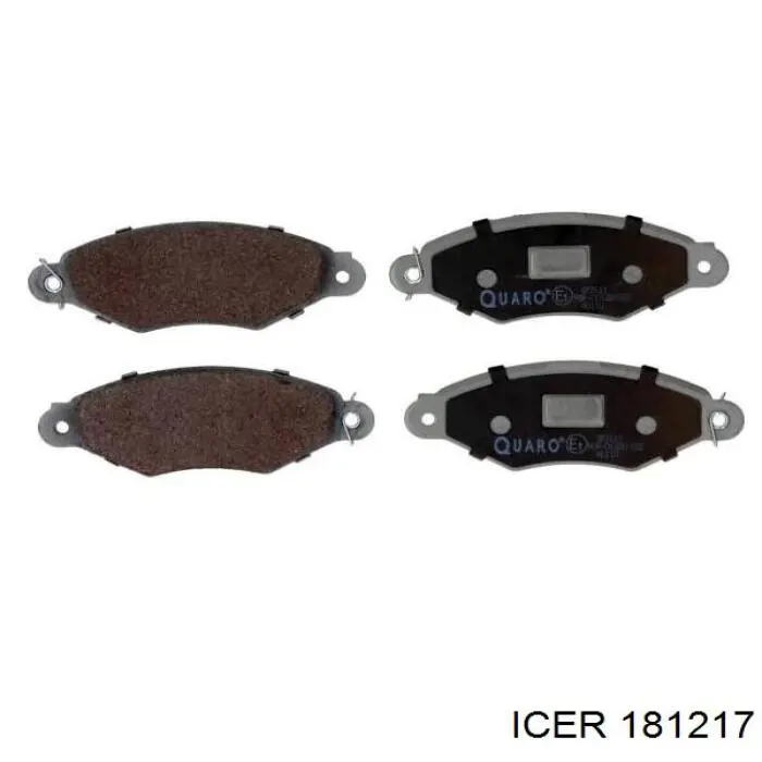 181217 Icer Колодки передние