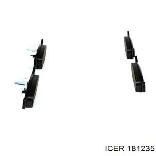 Тормозные колодки Icer 181235