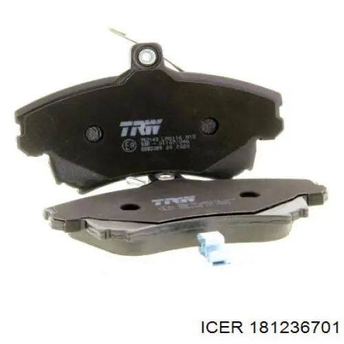 Тормозные колодки Icer 181236701
