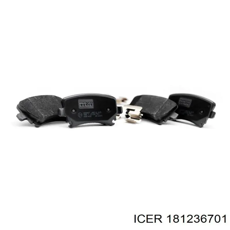 Передние тормозные колодки 181236701 Icer