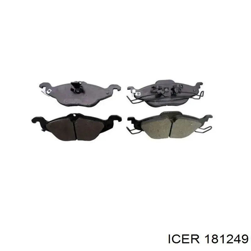 181249 Icer Колодки передние