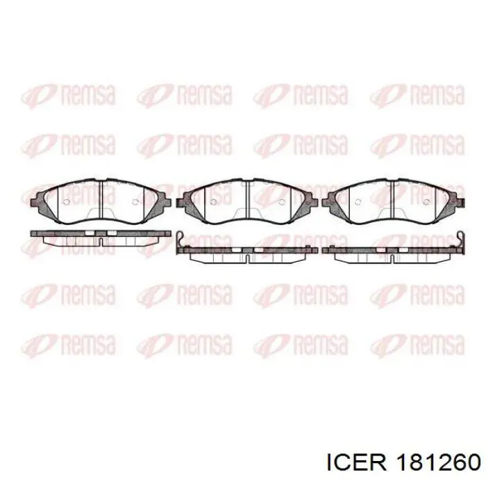 Купить 181260 Icer Колодки тормозные