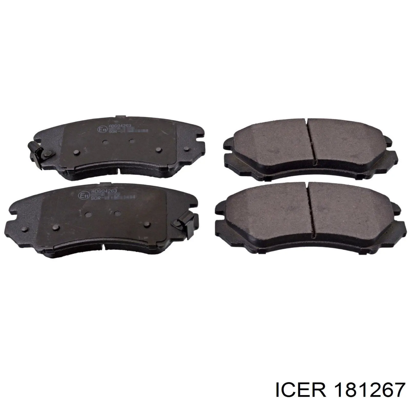 181267 Icer Колодки передние