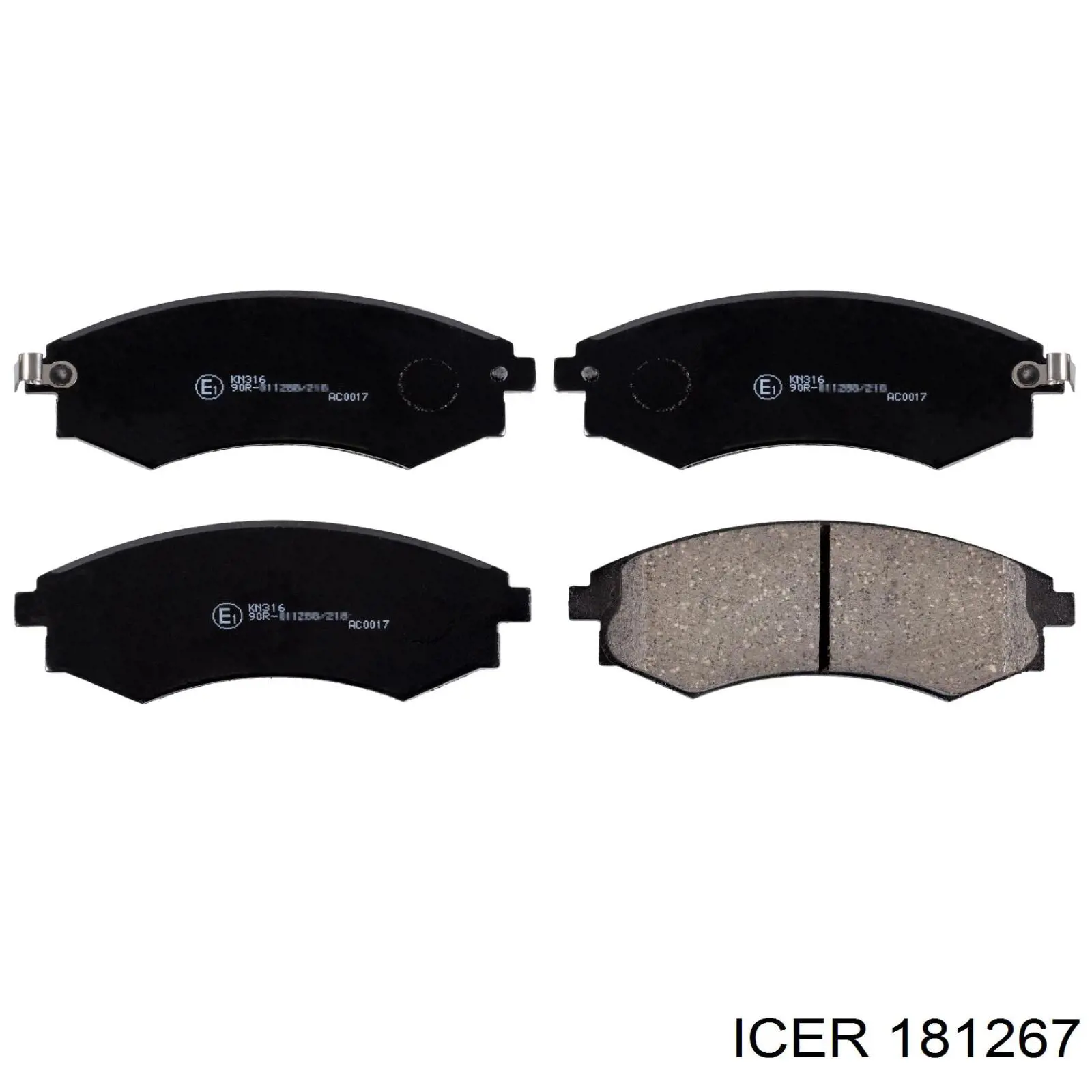 Колодки Icer 181267 цена, от 12.68 USD
