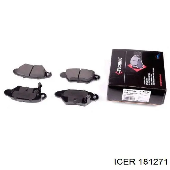 Задние дисковые колодки Icer 181271