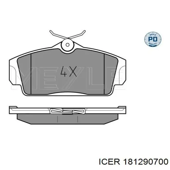 Колодки Icer 181290700 цена, от 18.91 USD