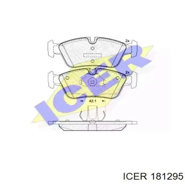 Колодки Icer 181295 цена, от 23.91 USD
