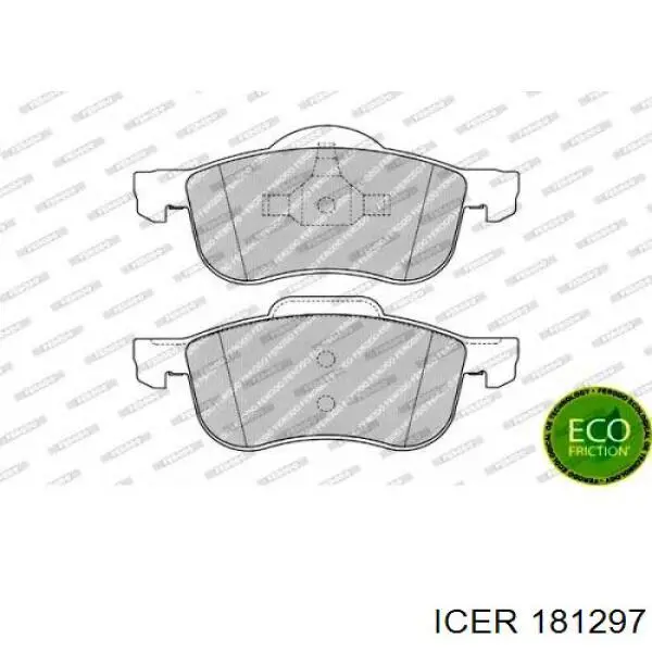 Купить 181297 Icer Колодки тормозные