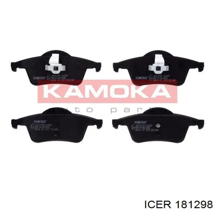 Задние тормозные колодки 181298 Icer