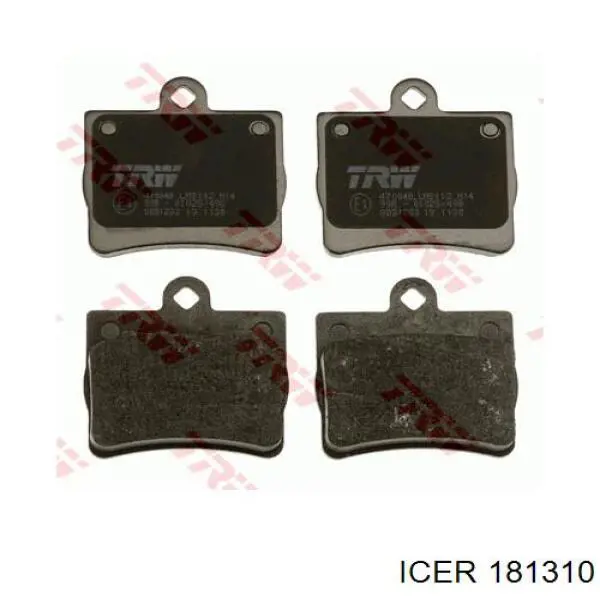Задние дисковые колодки Icer 181310