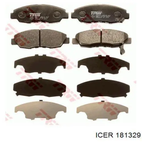 Колодки Icer 181329 цена, от 22.34 USD