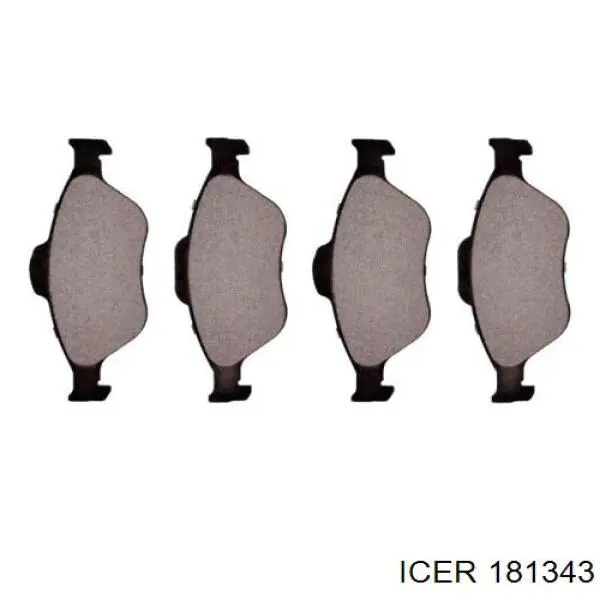 Тормозные колодки Icer 181343